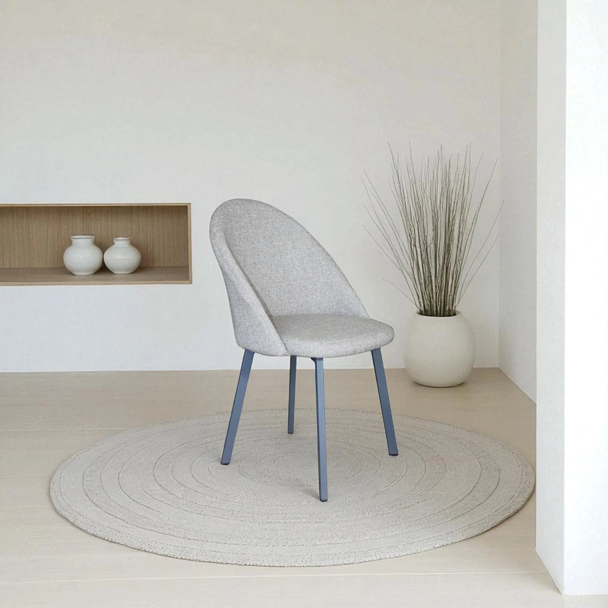 Luna - sedia in tessuto