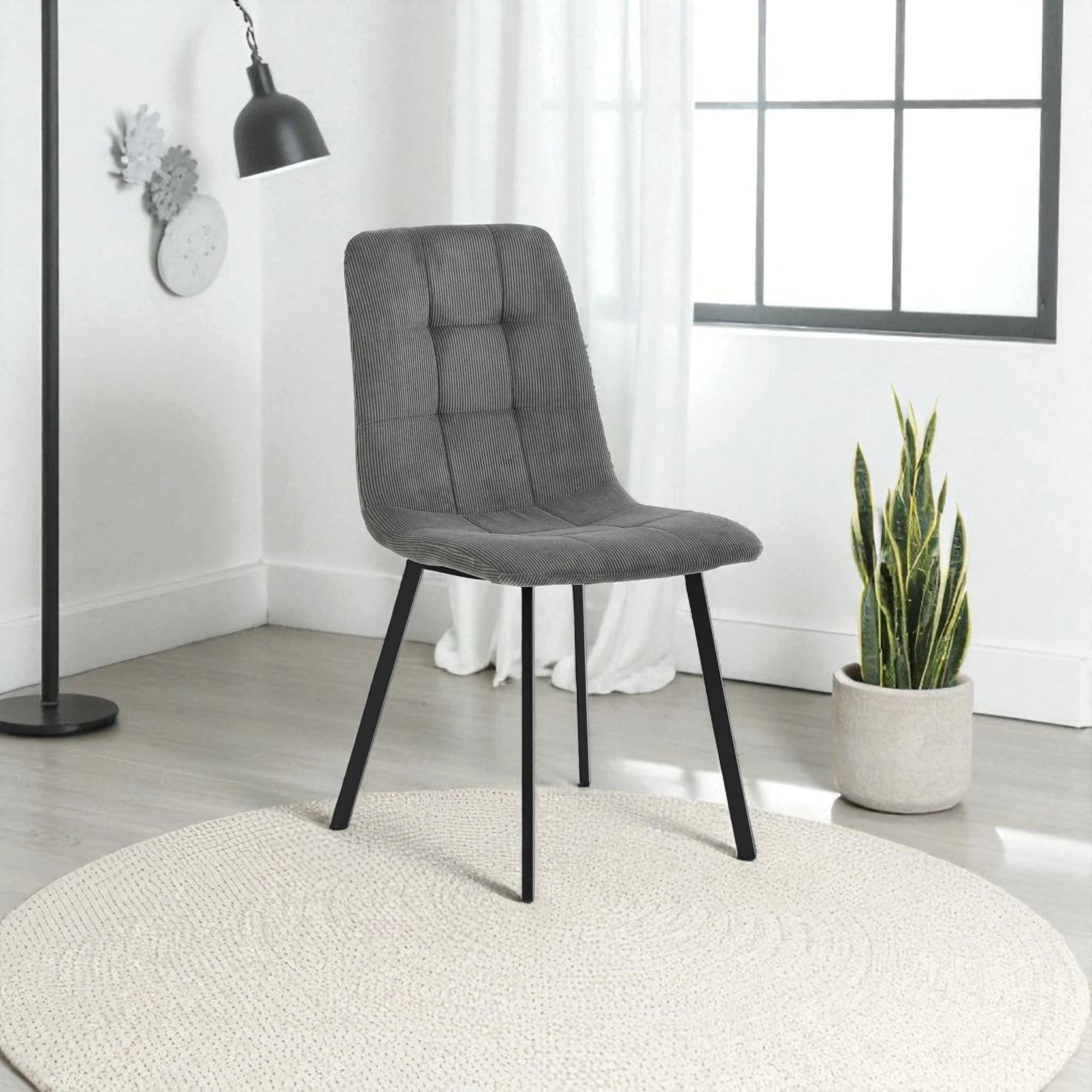 Lexa - sedia in tessuto