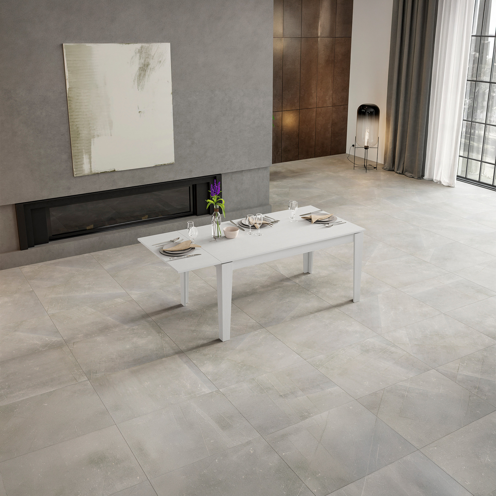 Bliss - tavolo allungabile l.130 cm