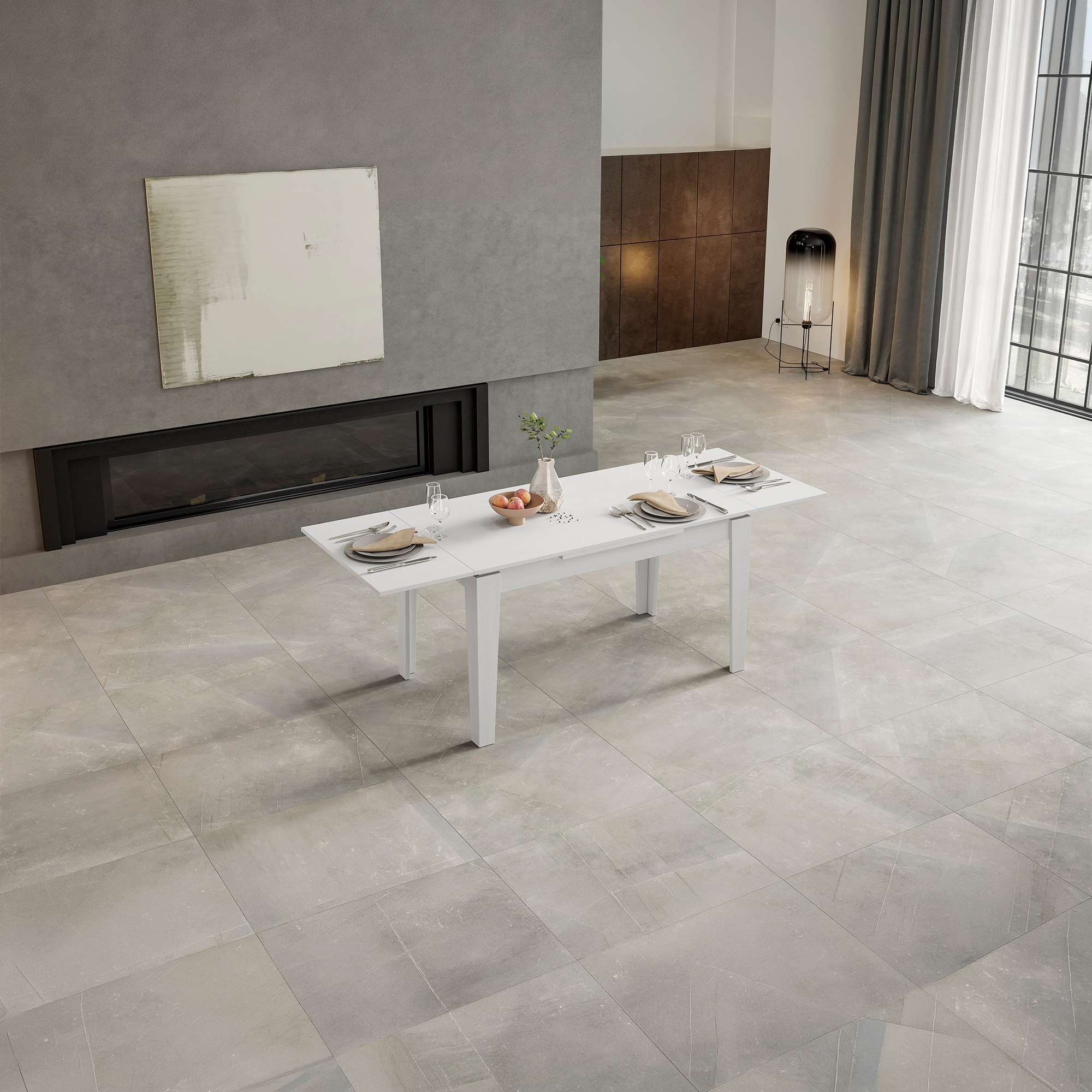 Toby - tavolo allungabile l.110 cm