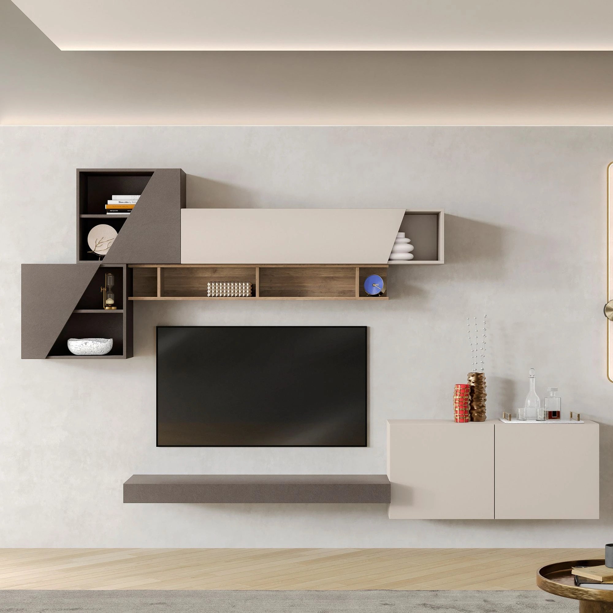 Parete Attrezzata L 248 cm H 200 cm - milano 03