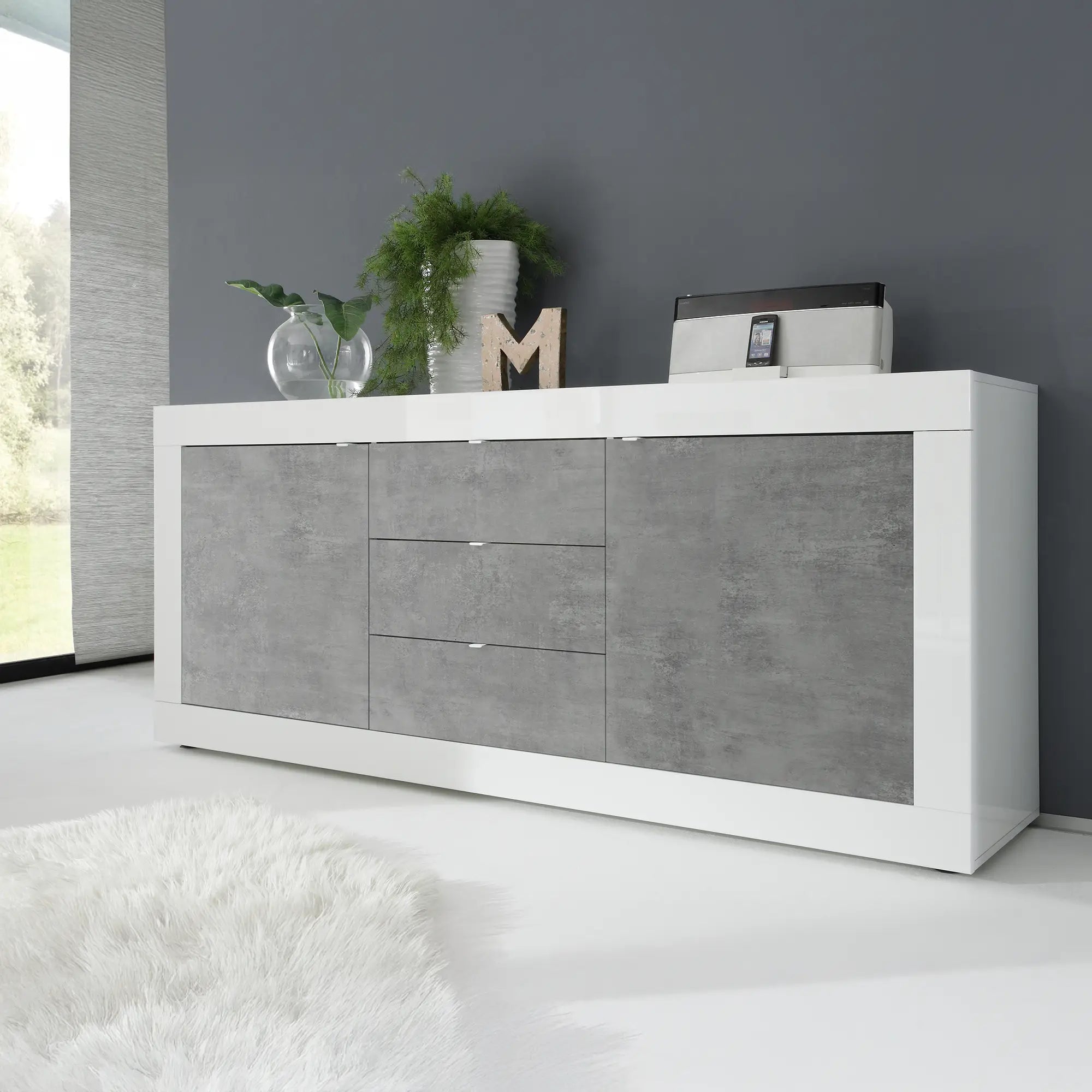 Summer - madia 2 ante 3 cassetti