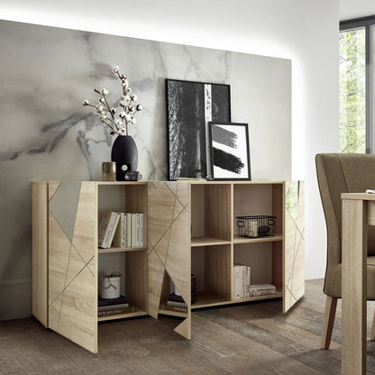 Lexa - madia 3 ante con specchi