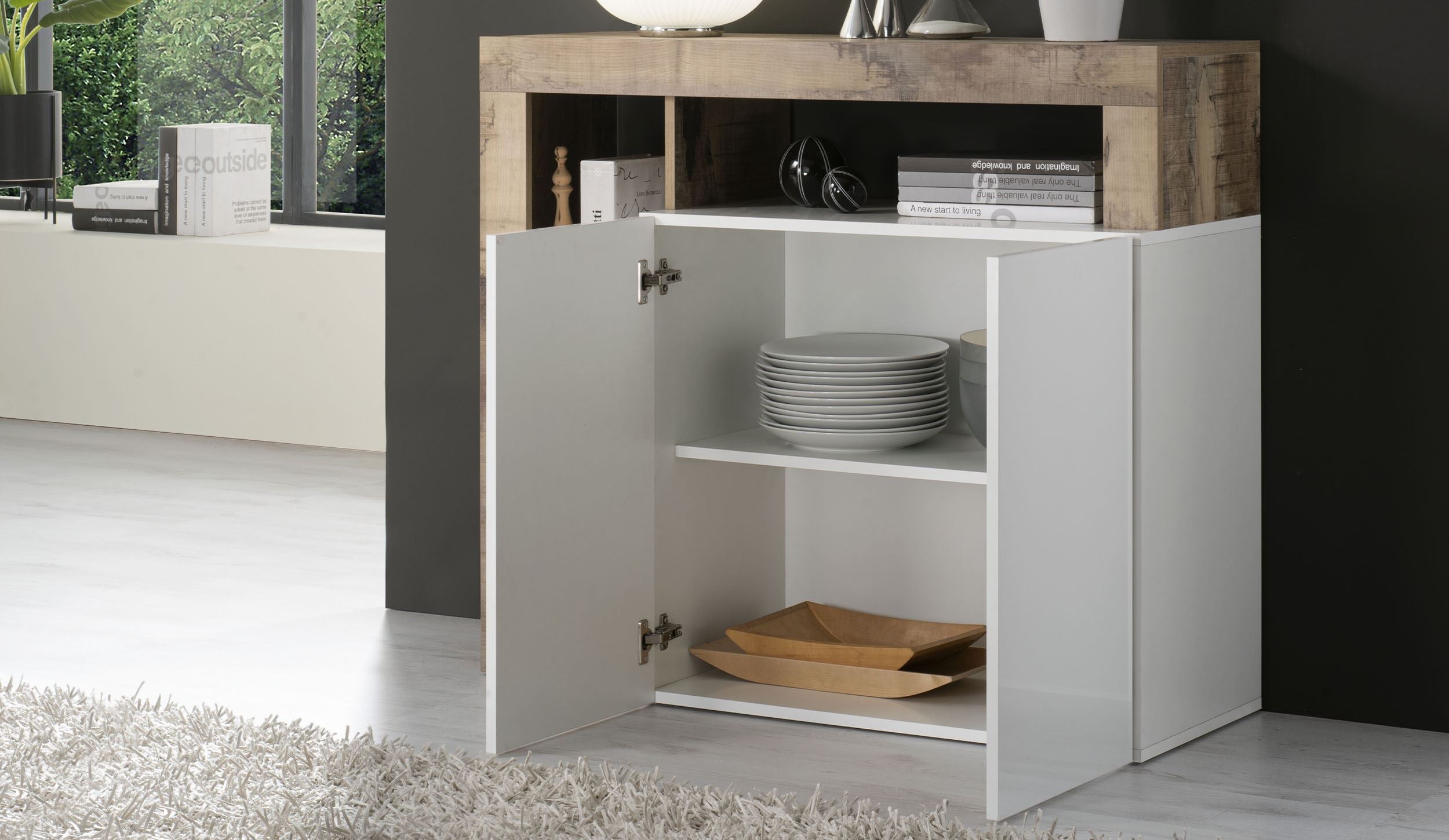 Madia 2 ante L 108 cm H 93 cm