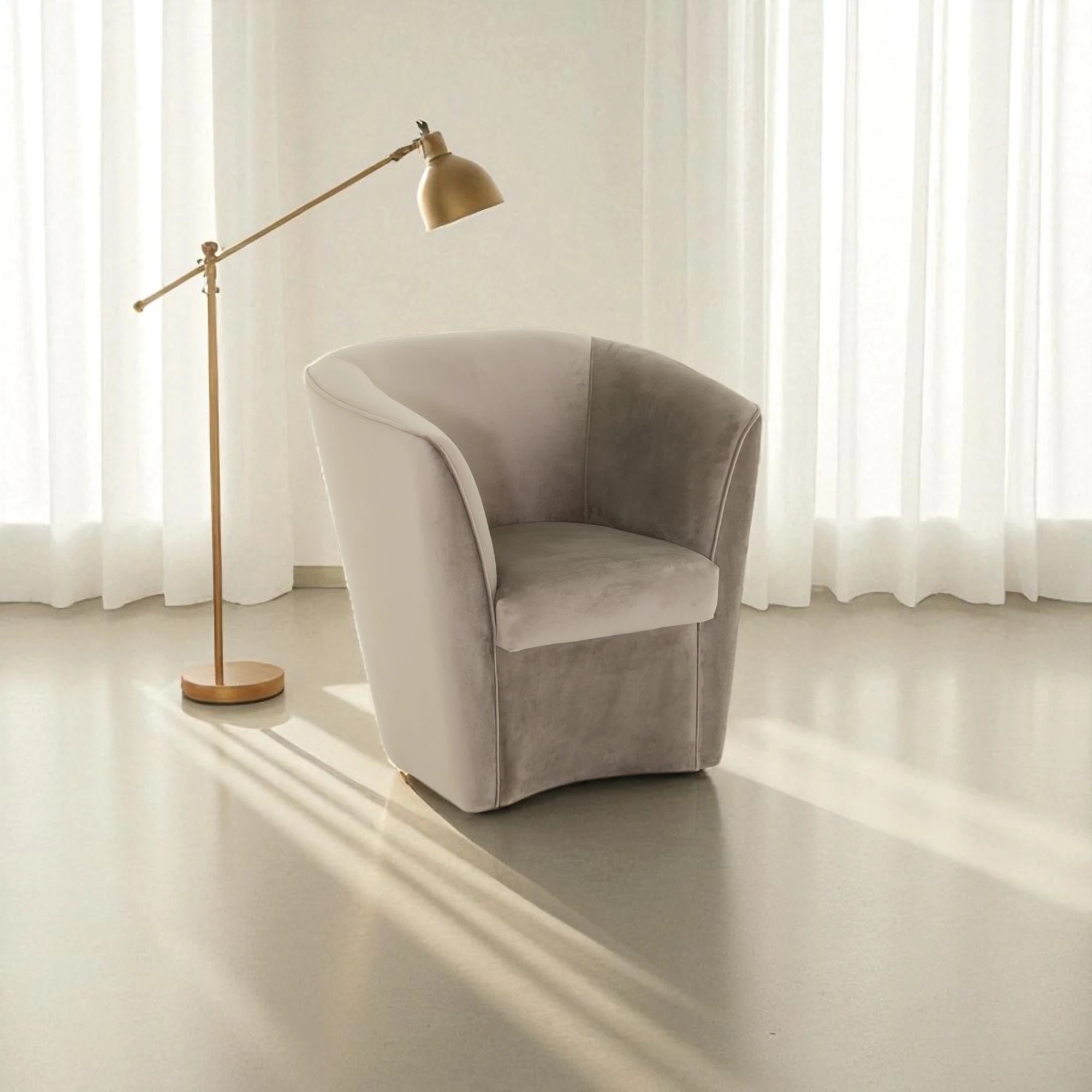 Isla - poltrona in velluto