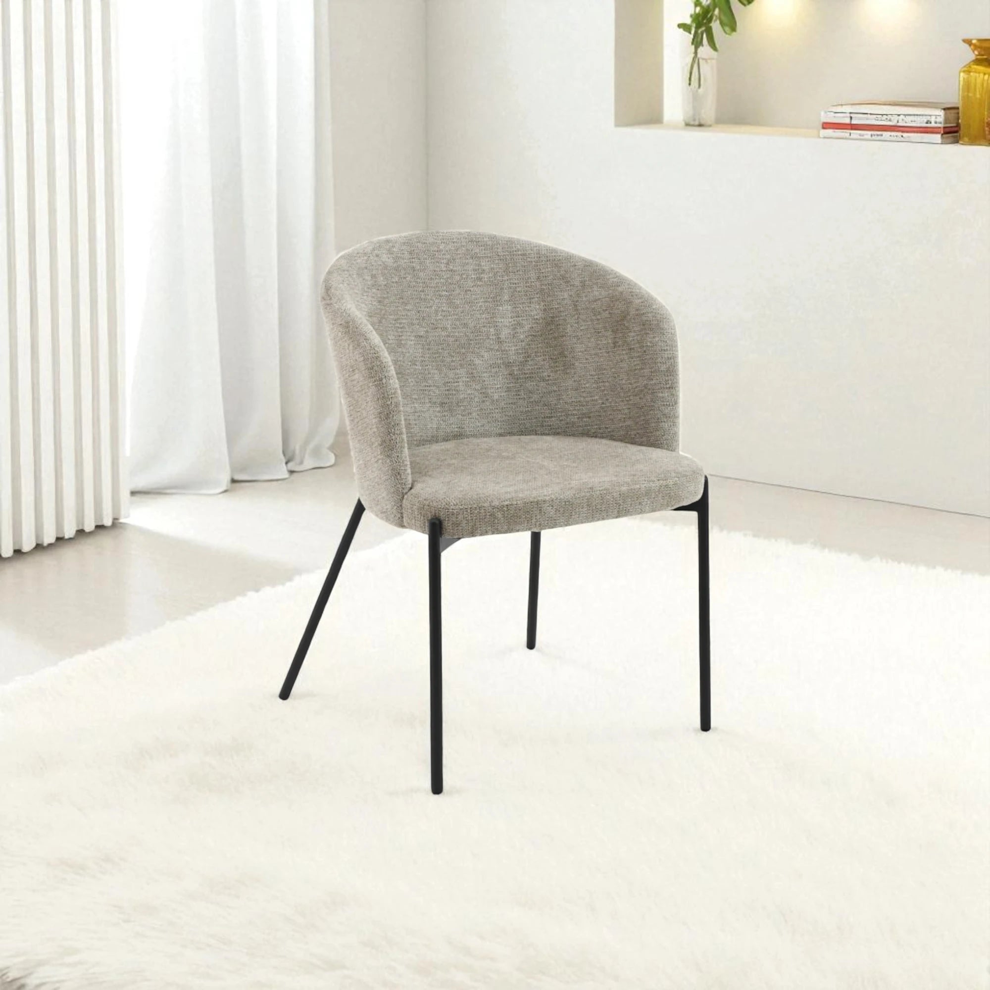 Clara - sedia in tessuto