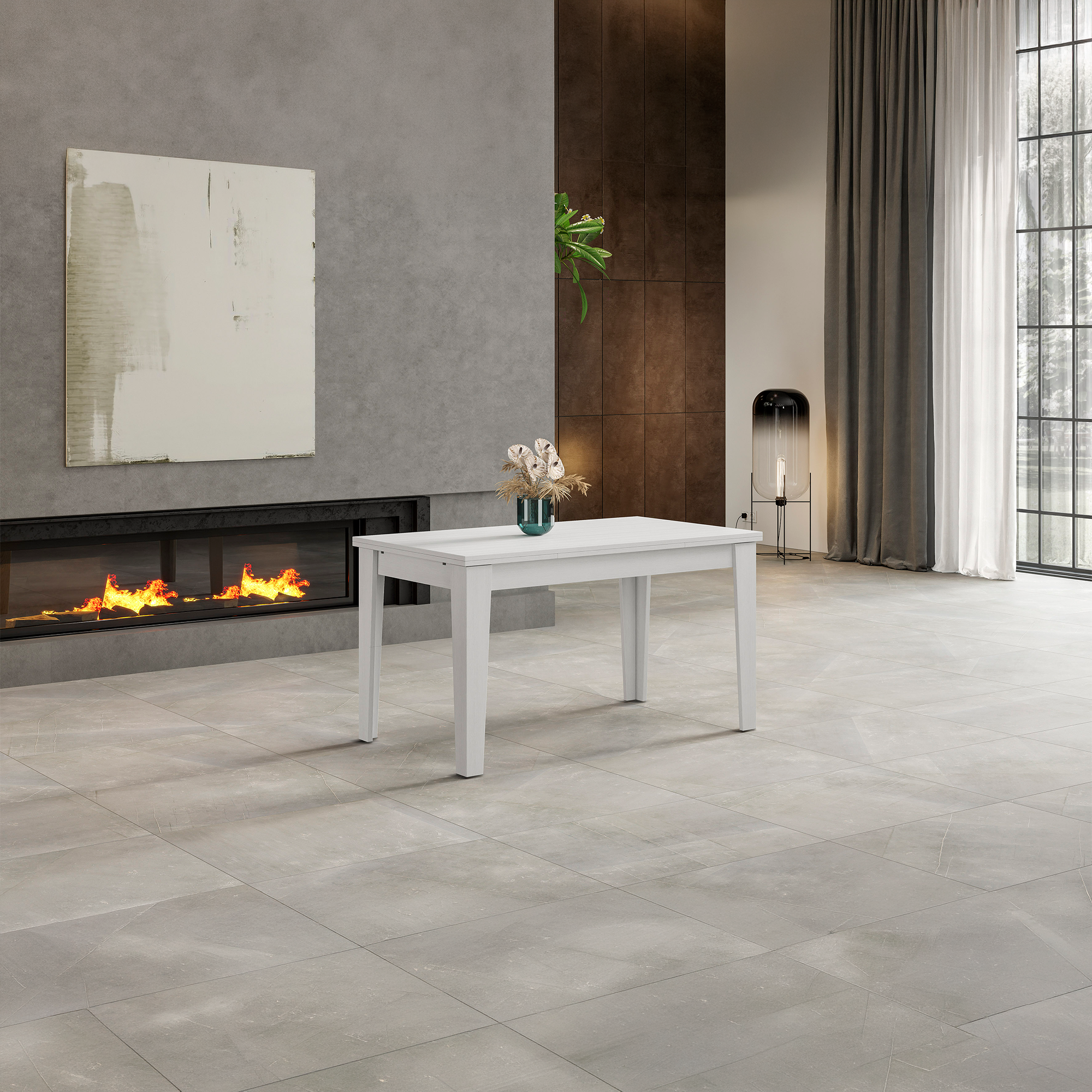 Toby - tavolo allungabile l.110 cm